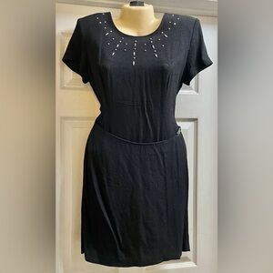 Vintage Scarlett Women’s Black Sleeveless Dress Size 8